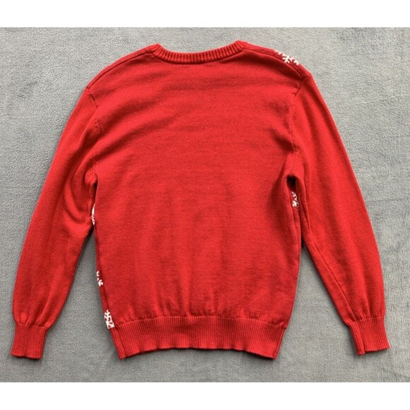 The Grinch 2023 Crew Neck Sweater Adults XL Red Graphic Knit MERRY CHRISTMAS - Picture 4 of 12
